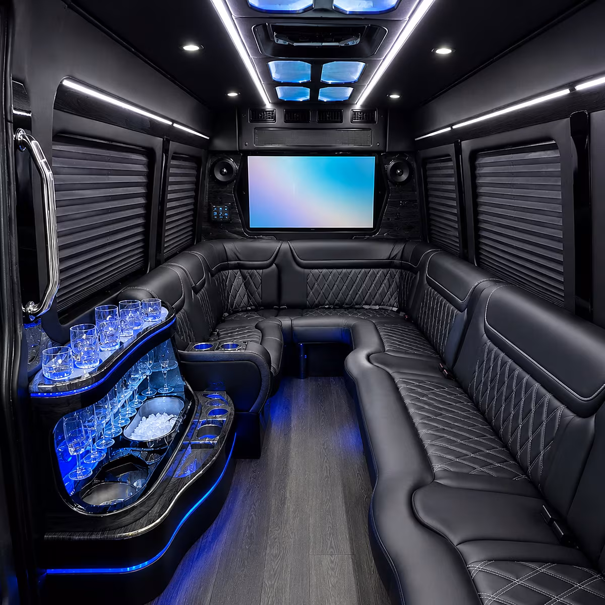 night out on town party bus rental